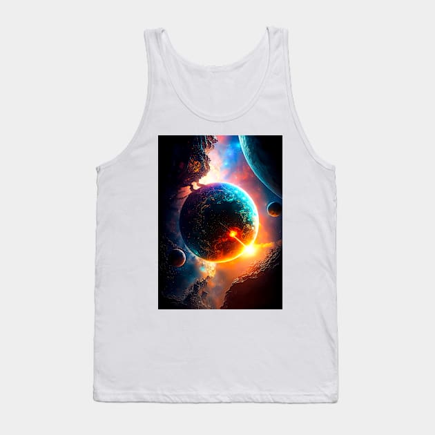 Blue Planet Tank Top by James Garcia